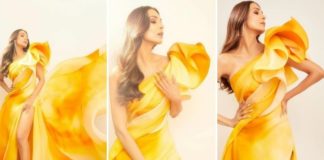 Malaika arora in yelo dress, malaika arora, LIVA Miss Diva 2020 grand finale