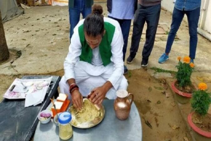 tejpratap yadav, litti-chokha, narendra modi, hunar hatt