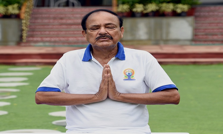 अंतर्राष्ट्रीय योग दिवस, उपराष्ट्रपति, International yoga day, Vice president, venkaiah naidu