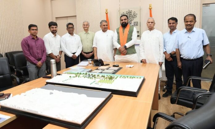 Greenfield satellite township