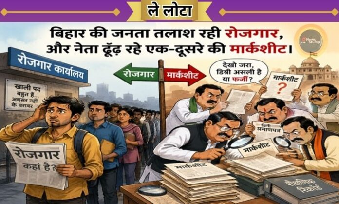 बिहार की राजनीति में डिग्री की राजनीति ,मार्कशीट विवाद